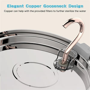 उच्च गुणवत्ता वाले पालतू पीने के फव्वारे स्टेनलेस स्टील बिल्ली पानी का फव्वारा बड़ी क्षमता सुपर शांत बिल्ली पानी डिस्पेंसर - Product Image 3