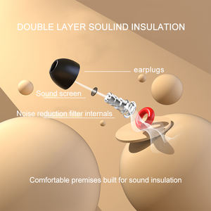 Bouchons d'<span class=keywords><strong>oreille</strong></span> Olyga Bouchons d'<span class=keywords><strong>oreille</strong></span> en silicone souple haute fidélité <span class=keywords><strong>avec</strong></span> <span class=keywords><strong>filtre</strong></span> réutilisable Bouchons d'<span class=keywords><strong>oreille</strong></span> personnalisables pour les concerts et la natation - Product Image 3