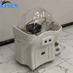 Vente <span class=keywords><strong>en</strong></span> gros <span class=keywords><strong>Tête</strong></span> <span class=keywords><strong>de</strong></span> spa japonaise portable Évier chauffant Massage thaïlandais Bassin à shampoing sans plomberie avec vapeur Lavage des cheveux <span class=keywords><strong>Salon</strong></span> <span class=keywords><strong>de</strong></span> <span class=keywords><strong>coiffure</strong></span> - Product Image 4