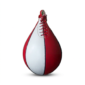 BHUTTA ENTERPRISES High Quality Heavy Pear Shaped Punching Bag New Leather Speed Ball Filled with Water <b>Sand</b> for Boxing Training - Product Image 1