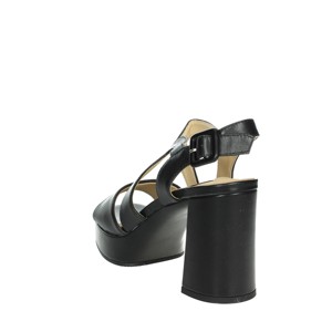 Sandali con tacco color crema K-9581 scarpe da sposa aperte in PVC soletta traspirante alta punta in acciaio aperta sul retro per abbigliamento estivo all'aperto - Product Image 2