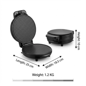 Máquina para Hacer Waffles de 1.2 kg de Buena Calidad, Máquina para Hacer Conos de Helado con Apagado Automático y LED para Restaurante, Comercial y Hogar - Product Image 4