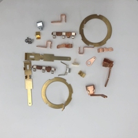 Estampillage de métal personnalisé, composants d'estampage progressif, avec bouton à pression