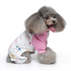 Lovely Pink Dog Clothes All Seasons Cotton Pet Pijamas Cheap Small coat ropa para mascotas ropa para perros es mascota - Product Image 2