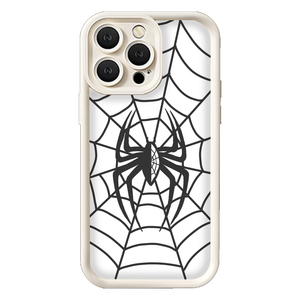 เคสโทรศัพท์มือถือแบบนิ่ม TPU ลายใยแมงมุม ดีไซน์ใหม่ สำหรับรุ่น 7 8 X XR XS 11 12 13 14 15 16 Pro Plus ป้องกันแรงกระแทก - Product Image 1