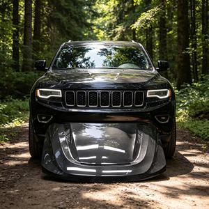 ฝากระโปรงคาร์บอนไฟเบอร์แบบมีช่องระบายอากาศสำหรับรถ SUV สมรรถนะสูง ดีไซน์ช่องรับอากาศ น้ำหนักเบา ใช้แทนฝากระโปรงรถ SUV - Product Image 1