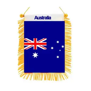 Двухсторонний флаг Huiyi Nation Australia с сублимационной печатью