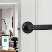 Serrure de porte intelligente sans fil Seculey Serrure de porte intelligente Tuya Serrure de porte numérique à empreinte digitale