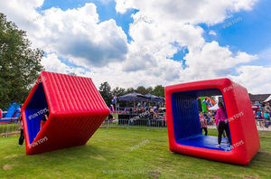 Juego <span class=keywords><strong>de</strong></span> bloques <span class=keywords><strong>de</strong></span> construcción <span class=keywords><strong>de</strong></span> Land Rolling para niños, juguete <span class=keywords><strong>de</strong></span> construcción <span class=keywords><strong>de</strong></span> cubo humano, caminar dentro, inflable - Product Image 5