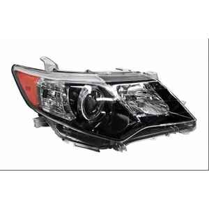 Faro Halógeno para 2012-2014, Lado Derecho, Negro, Repuesto, 12V, Nuevo, Compatible con OEM, P0983 - Product Image 1