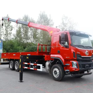 Grue de levage montée par camion de cargaison de Palfinger 10 tonnes 12 tonnes 14 tonnes 6x4 Dongfeng Liuiqi à vendre à Dubaï Offre Spéciale bon prix