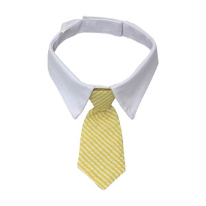 Cravate pour animaux de compagnie avec <span class=keywords><strong>faux</strong></span> <span class=keywords><strong>col</strong></span> de chemise, cravate formelle réglable pour chien et chat pour mariage, fête, costume - Product Image 6