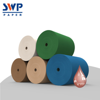 Rouleaux de papier kraft double couche enduit de résine de haute qualité, papier vierge blanc et brun écologique pour le traitement des panneaux de refroidissement