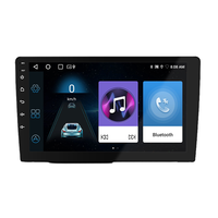 Pantalla de navegación estéreo para coche de 9 pulgadas con sintonizador de Radio táctil Bluetooth GPS CarPlay colocación en el salpicadero reproductores MP3/MP4