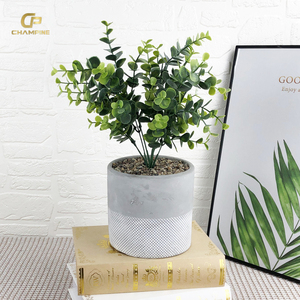 <span class=keywords><strong>Fleurs</strong></span> artificielles personnalisées plantes pots <span class=keywords><strong>de</strong></span> jardin décoratifs en ciment géométrie gaufré <span class=keywords><strong>pot</strong></span> <span class=keywords><strong>de</strong></span> <span class=keywords><strong>fleurs</strong></span> en béton avec fenêtre <span class=keywords><strong>balcon</strong></span> décor - Product Image 3