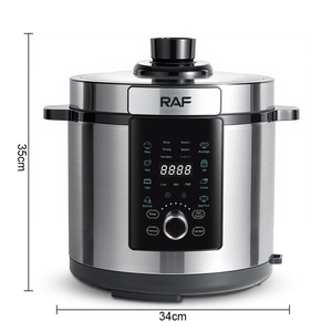 Cuisinière à pression électrique RAFE, Olla a Presion Eléctrica 6L1000W, marmite multifonction pour riz, soupe, viande, pour la cuisine familiale - Product Image 6