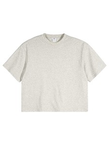 T-shirt Homme Oversize Marron Délavé Vintage Coupe Boxy Courte en Coton Uni Col Rond Décontracté Streetwear - Product Image 6