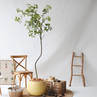 Arbre artificiel en pieris japonica vert PE 205-218 cm, plante en pot réaliste et écologique pour la décoration intérieure et extérieure