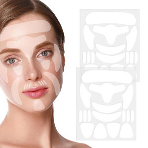 Stiker dahi dan leher kustom anti-keriput, Pad perawatan dengan Patch silikon untuk Patch kerut wajah - Product Image 1