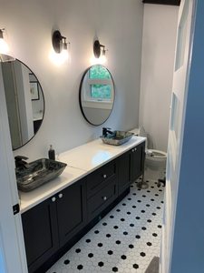 Mueble de Baño Contemporáneo de Lujo, Mueble de Almacenamiento Suspendido para Baño con Tiradores, Precio Económico, Venta al Por Mayor - Product Image 5