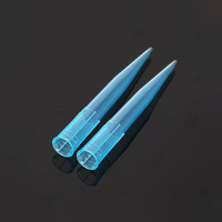 Embouts de pipette jetables bleus 1000 µl, embouts de micropipette en plastique, consommables médicaux, transfert de liquides en laboratoire, test