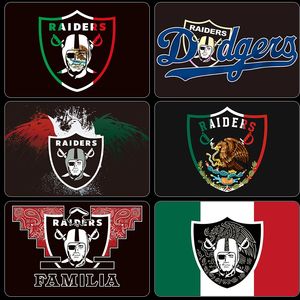 ธงสำหรับ oakland Raiders คุณภาพสูง3X5สำหรับ NFL แบบกำหนดเอง32ทีมธงซูเปอร์โบระ-ขายส่ง - Product Image 1