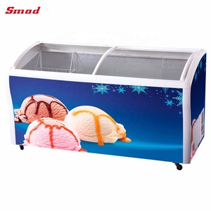 Vitrina de Hielo con Puerta Corredera Curva Serie SC/SD, Congelador de Hielo con Precio de Fábrica SC/SD(w)-138 - Product Image 3