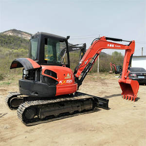 Perfect condition Japan Kubota KX155 used mini excavator 5ton original kubota engine <b>second</b> <b>hand</b> digger - Product Image 3