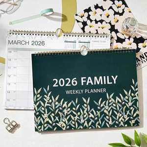 2026 2027 High Quality Customized <b>Large</b> Weekly Wall <b>Calendar</b> Tear-off Design with Pocket and Art Paper Options - Product Image 2