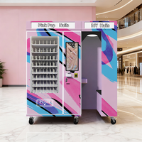 Machine distributrice d'imprimantes à ongles DIY avec écran LED en verre trempé, options de paiement multiples, expédition automatique – Idéale pour les entreprises de beauté