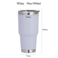 Thermos à double paroi en acier inoxydable, gourde isotherme pour le bureau, les voyages et la voiture, gobelet thermique pour le sport et l'usage quotidien