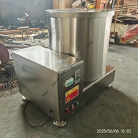 Machine industrielle automatique à moteur pour l'élimination de l'huile des aliments frits et des chips en acier inoxydable, prix usine