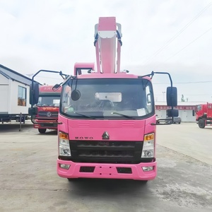 Camiones de Elevación Aérea HOWO Nuevos con Transmisión Manual Diésel, Emisión Euro 3, Personalizados, Brazo Recto de 28m, 31m, 33m para Trabajos en Altura - Product Image 3