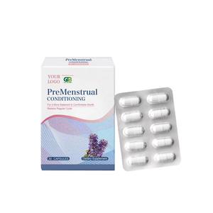 Suplemento DE SALUD menstrual proactivo OEM ODM hecho en Taiwán Píldoras de equilibrio hormonal de soporte menstrual natural - Product Image 1