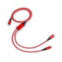 Cable USB-C/Tipo-C de Carga Rápida 5A para Dispositivos Android/iOS, Car Play y Bancos de Energía - Construcción de Nailon y Aleación de Aluminio