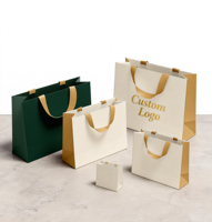 Nouveauté 2026 : Sacs en papier carton ivoire recyclables, personnalisables avec logo sérigraphié, pour vêtements et chaussures – Haute Qualité, Vente Flash