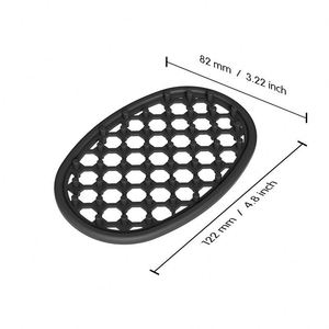 Non-slip Silicone Soap Dish with <b>Drain</b> Hole, Self-draining Soap Holder for <b>Bathroom</b> Sink & Kitchen Countertop - Product Image 2