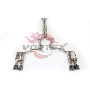 Sistema de Escape Valvetronic de Acero Inoxidable Vortex para Porsche Panamera 971 2.9T 3.0T 2017-2023, Sonido Activo, Acabado Pulido Espejo - Product Image 1