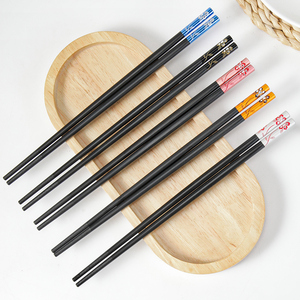 Sushi chino palillos reutilizables servicio de platos palillos personalizados con logotipo restaurante palillos chinos - Product Image 1