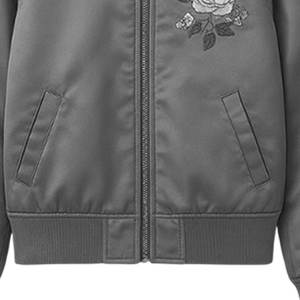 Oferta Caliente al por Mayor: Chaqueta de Satén OEM para Mujer, Chaqueta Brillante de Moda con Puños Acanalados y Cintura Ajustable, Disponible en Varios Colores, Cremallera Completa - Product Image 5