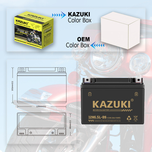 <span class=keywords><strong>Batería</strong></span> <span class=keywords><strong>de</strong></span> Plomo-Ácido <span class=keywords><strong>para</strong></span> Motocicleta 12N6.5L-BS 1.76 kg, 12V 6.5AH SMF MF AGM <span class=keywords><strong>GEL</strong></span>, Popular, <span class=keywords><strong>de</strong></span> Buena Calidad, <span class=keywords><strong>Precio</strong></span> <span class=keywords><strong>de</strong></span> Fábrica - Product Image 4