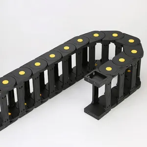 Factory Wholesale Carrier Chain Cable Plastic Flexible Cable Tray Machine Tool Drag Chain 45x117 R100