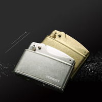 Briquet à kérosène honnête Meule vintage Mini briquet à flamme pour hommes fumant
