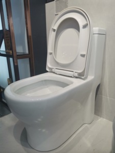 Inodoro de una pieza montado en el suelo con chorro de sifón de cerámica blanca de <span class=keywords><strong>Bolina</strong></span> W2031 - Product Image 5