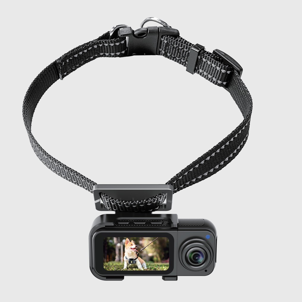 2.7K Pet <strong>camera</strong> Tracker <strong>180</strong>&deg; Rotating DV <strong>Camera</strong> for Cats and Dogs with Comfortable Thumb-Operated Collar video Recorder S70