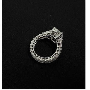 Anillo de Diamantes de Platino PT950 Moderno, Piedra Cultivada en Laboratorio, Joyería de Lujo Unisex para Uso Diario - Product Image 4