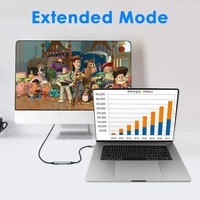 Cable Adaptador Convertidor USB Tipo C a Mini DisplayPort 4K 60Hz para MacBook Pro/Air, Laptop HP, Samsung Galaxy Series y Más