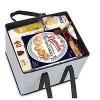 Boîte de rangement pliable en tissu, avec poignée, panier d'organisation des étagères