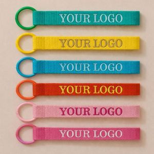Porte-clés brodé avec logo personnalisé, cadeau promotionnel personnalisé pour le marketing d'entreprise et les cadeaux clients 15 - Product Image 4