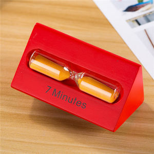 Minuteur à sable en bois noir pour thé, 1, 3, 5 minutes, pour infuseur à thé - Product Image 2